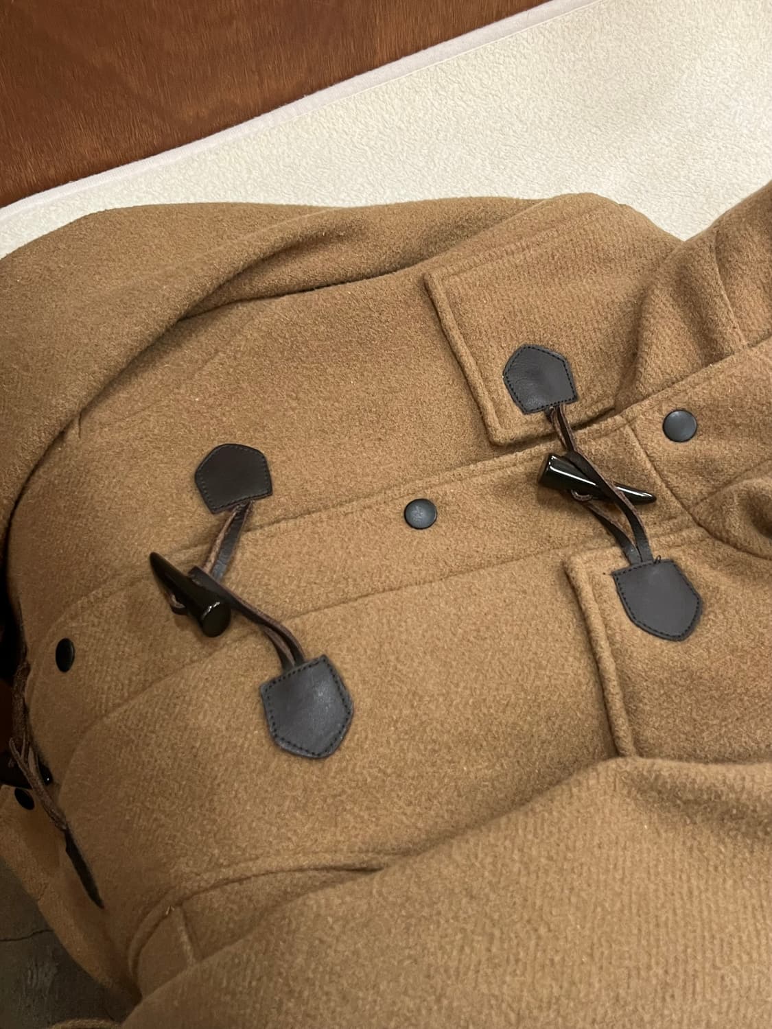 HARE 더플 코트 브라운 상품이미지8