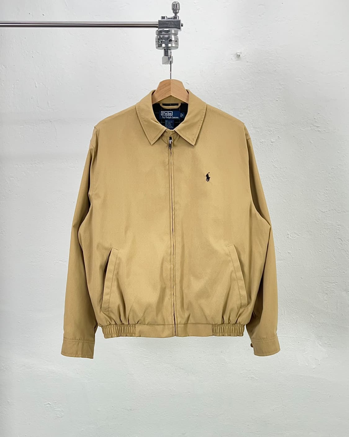 폴로 랄프로렌 베이지 폴리쉘 베이포트 해링턴 블루종 자켓 상품이미지1