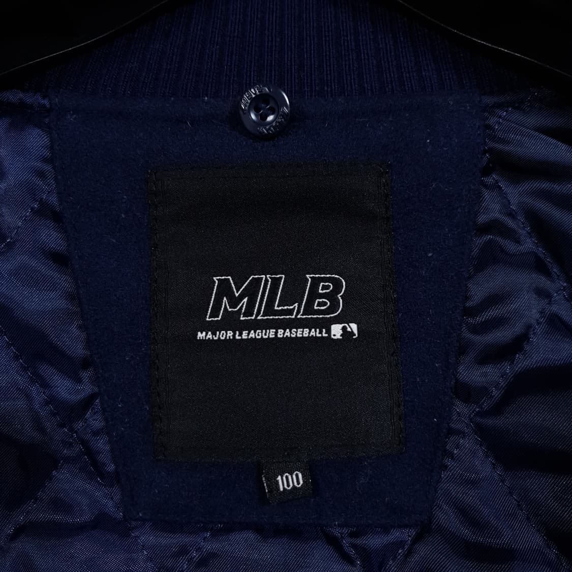 100 (L) MLB 뉴욕 양키스 소가죽 레더 울 바시티 자켓 NY 상품이미지6