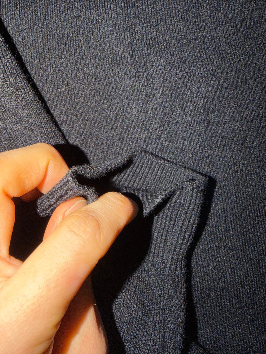 헨리코튼 라운드넥 가디건 블랙 (95) 상품이미지5