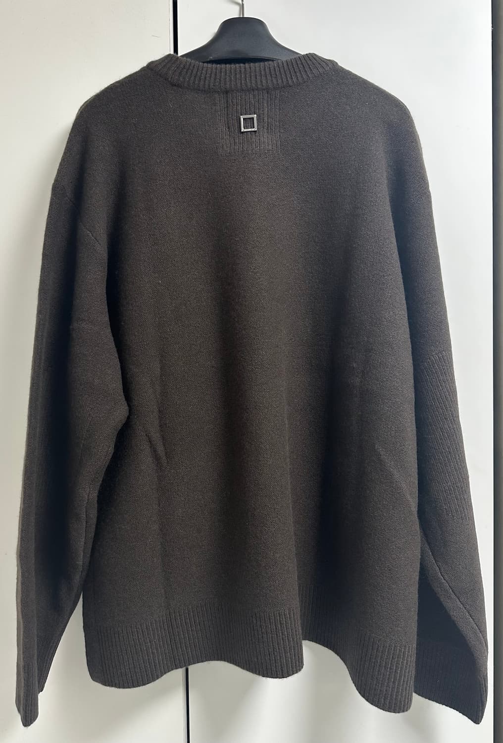 [50] 우영미 25fw 브라운 울 캐시미어 스웨터 니트 상품이미지4