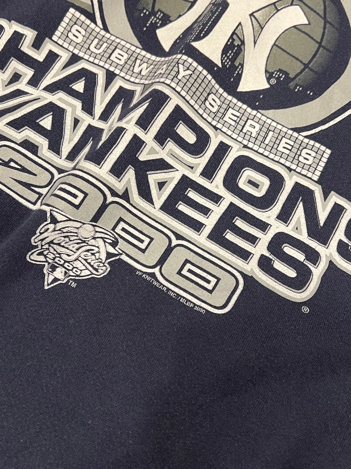 00s Lee 리 MLB 2000 챔피언 뉴욕 양키스 스웻셔츠 상품이미지7