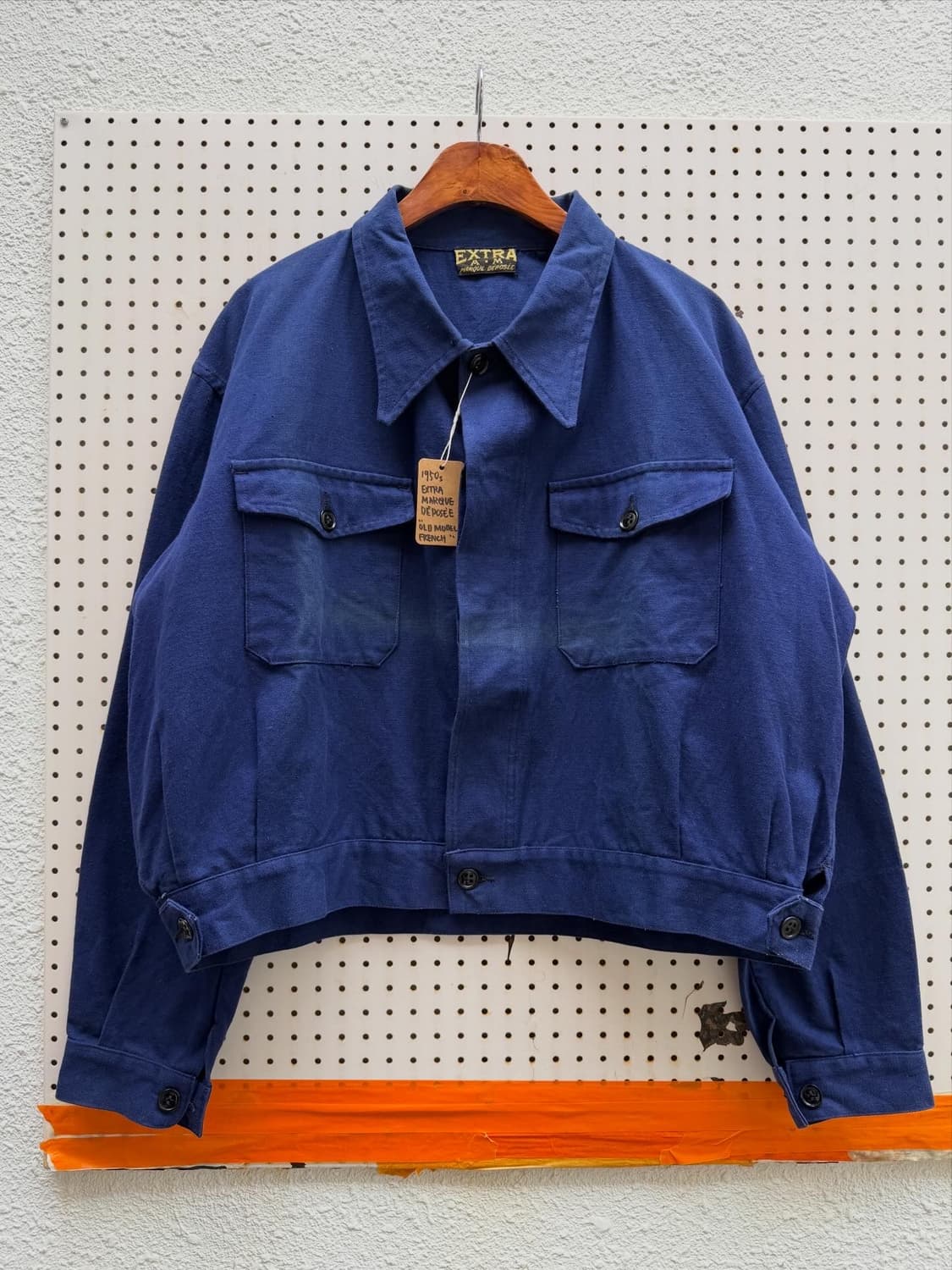 50s EXTRA MARQUE DEPOSEE 올드모델 프렌치워크자켓 상품이미지1