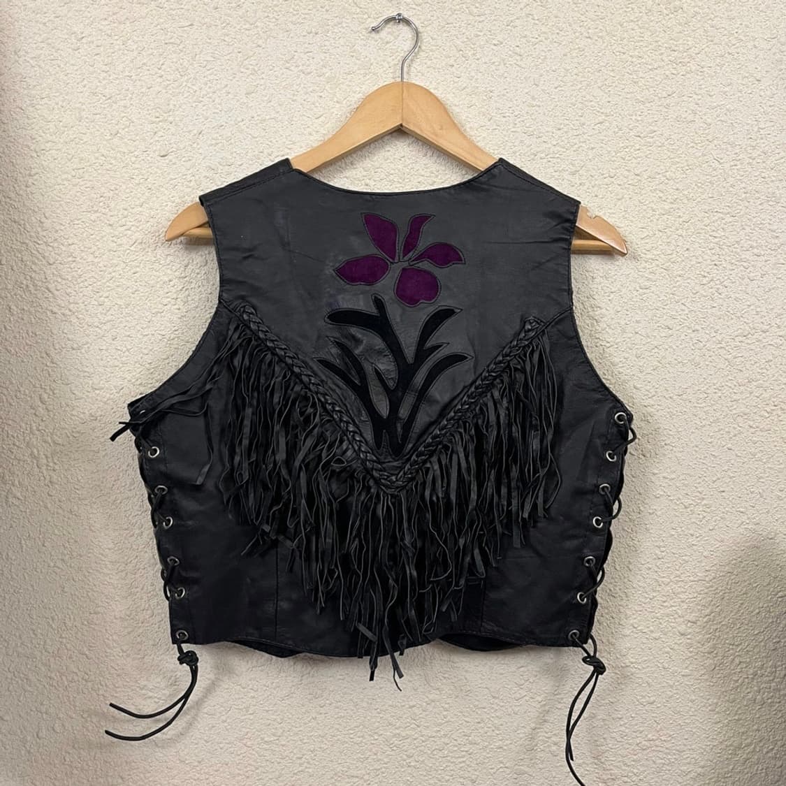 MOTORCYCLE LEATHER VEST 상품이미지2