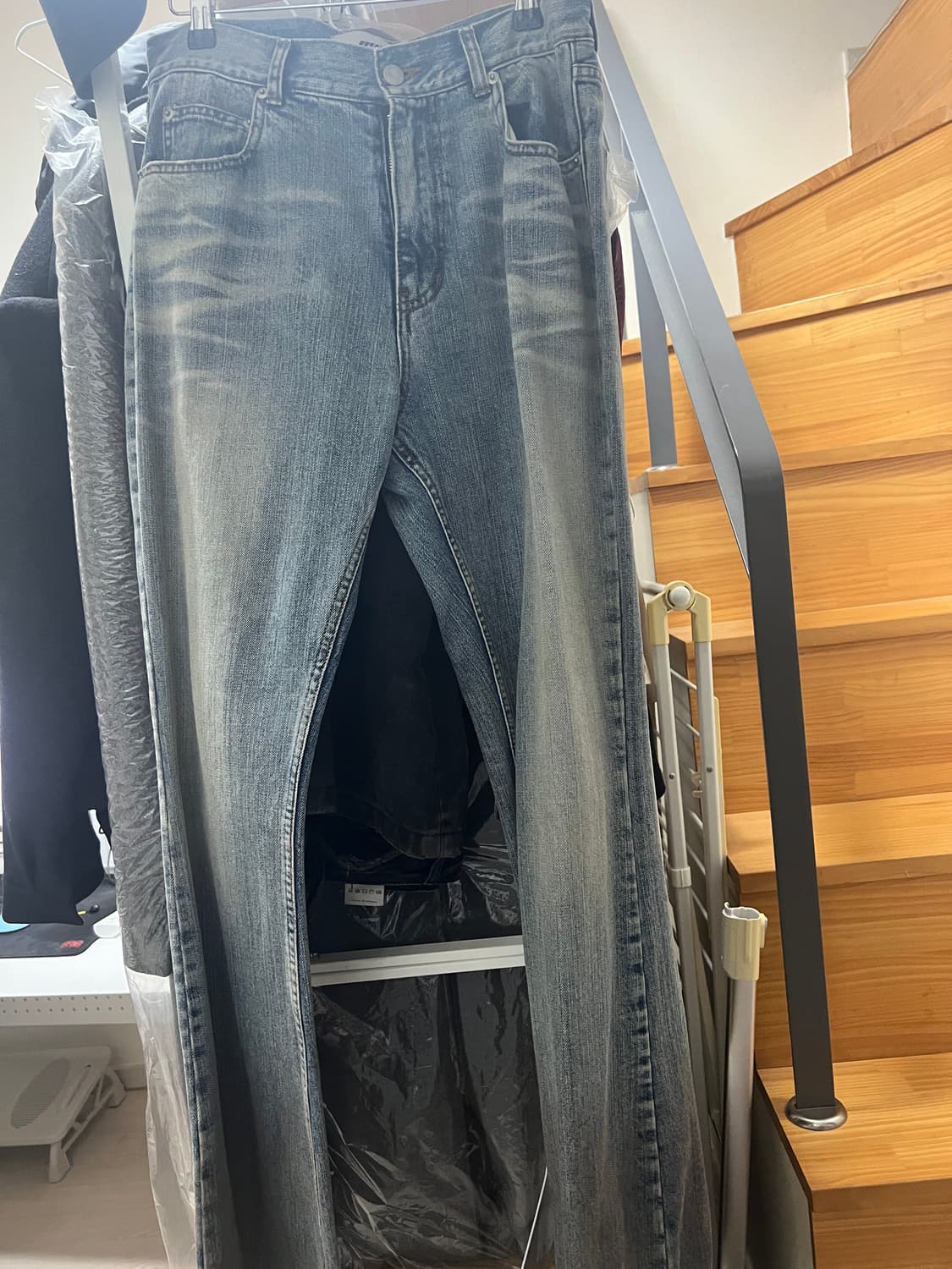 Wworkshop 머드 워싱 플레어 데님 2사이즈 판매 상품이미지2