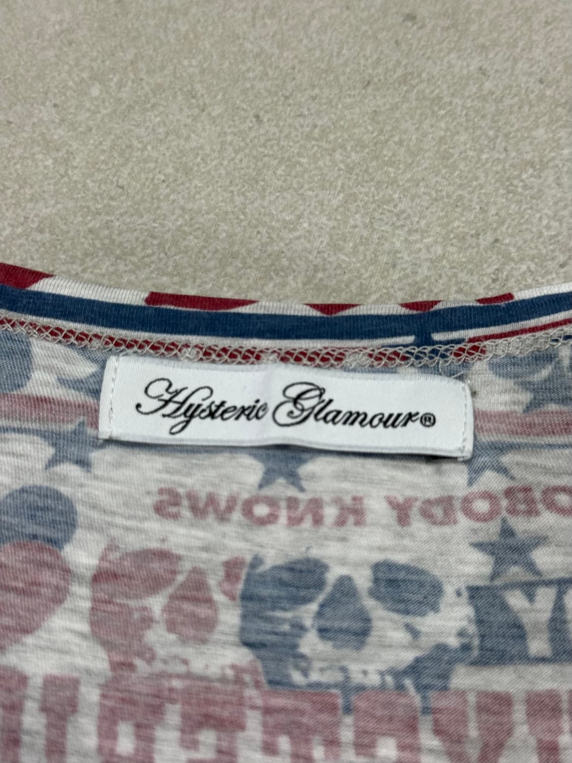 히스테릭 글래머 아카이브 아이코닉 패턴 반팔 티셔츠 상품이미지3