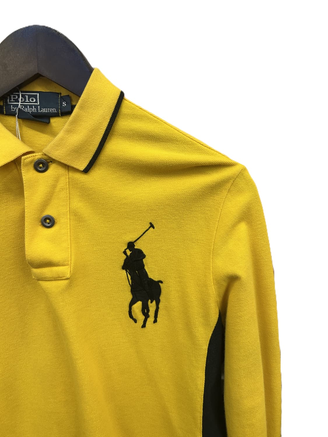 폴로 랄프 로렌 커스텀 슬림 핏 긴팔 폴로 셔츠 상품이미지3