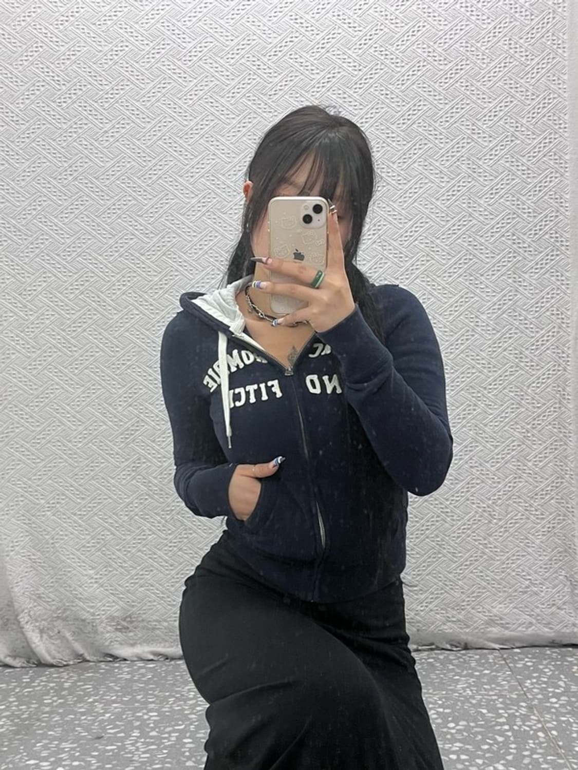 아베크롬비 올드스쿨 빈티지 슬림핏 후드집업 XS C07769 상품이미지1