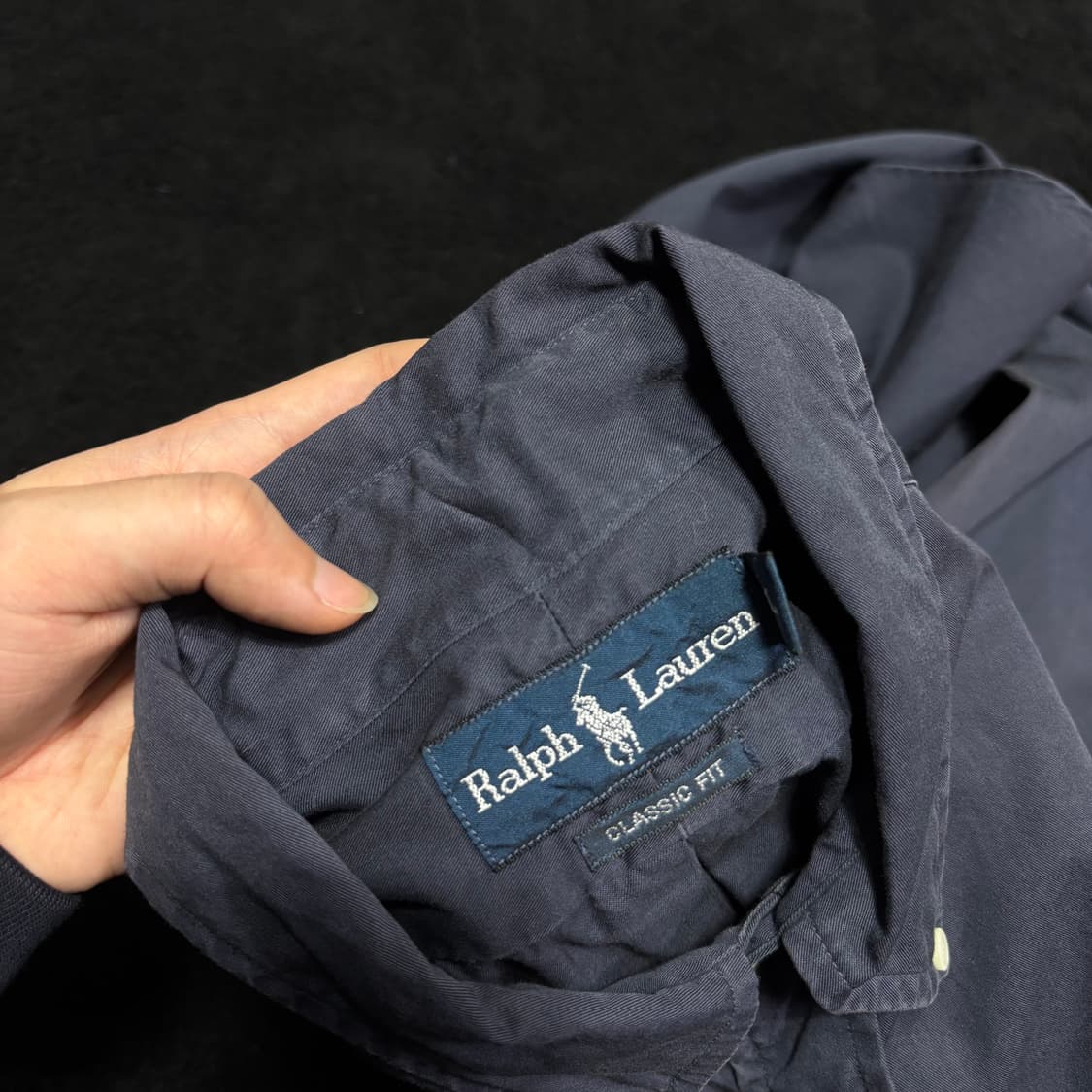 L 폴로 랄프로렌 네이비 옥스퍼드 셔츠 상품이미지3