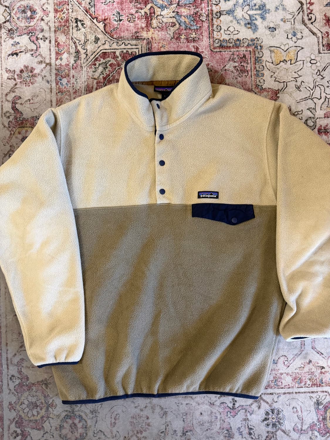 Patagonia]파타고니아 신칠라 풀오버 후리스 L 오트밀 그레이 상품이미지1