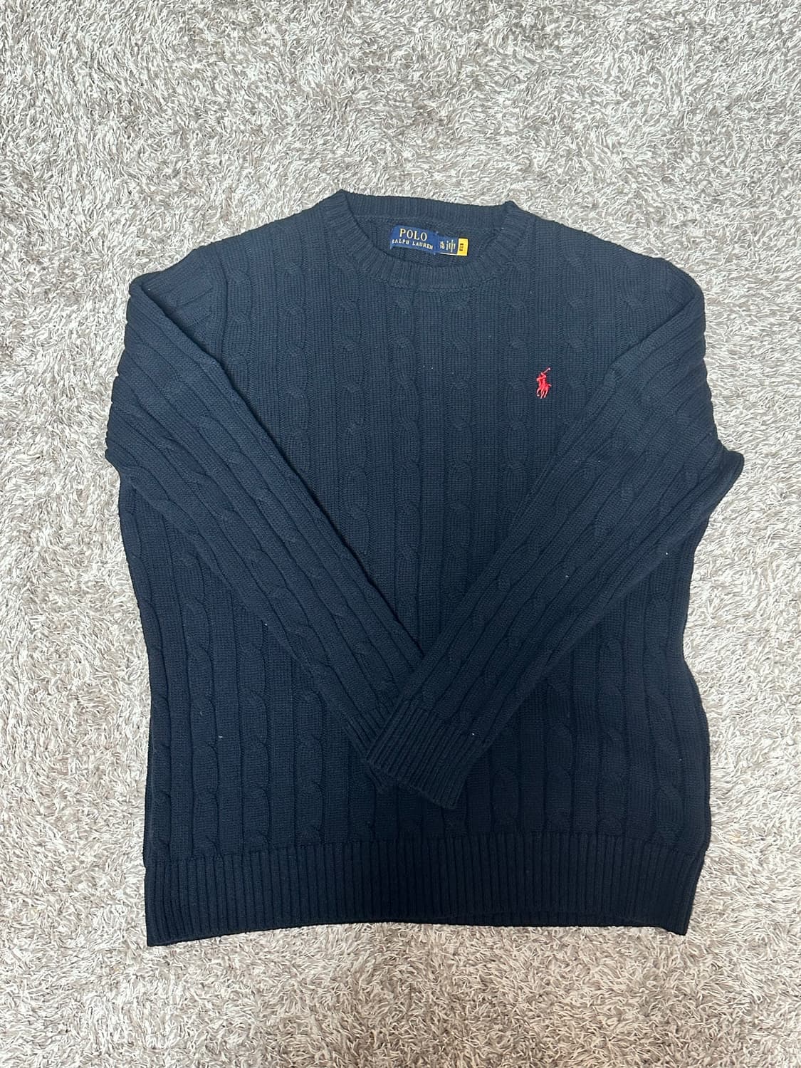 폴로 꽈배기 니트 상품이미지2