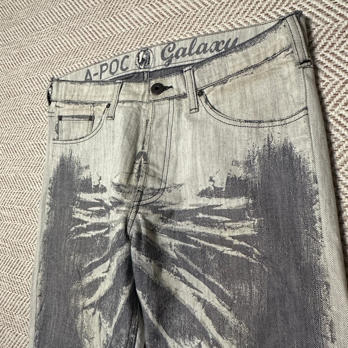 ISSEY MIYAKE a-poc denim pants vintage 상품이미지3