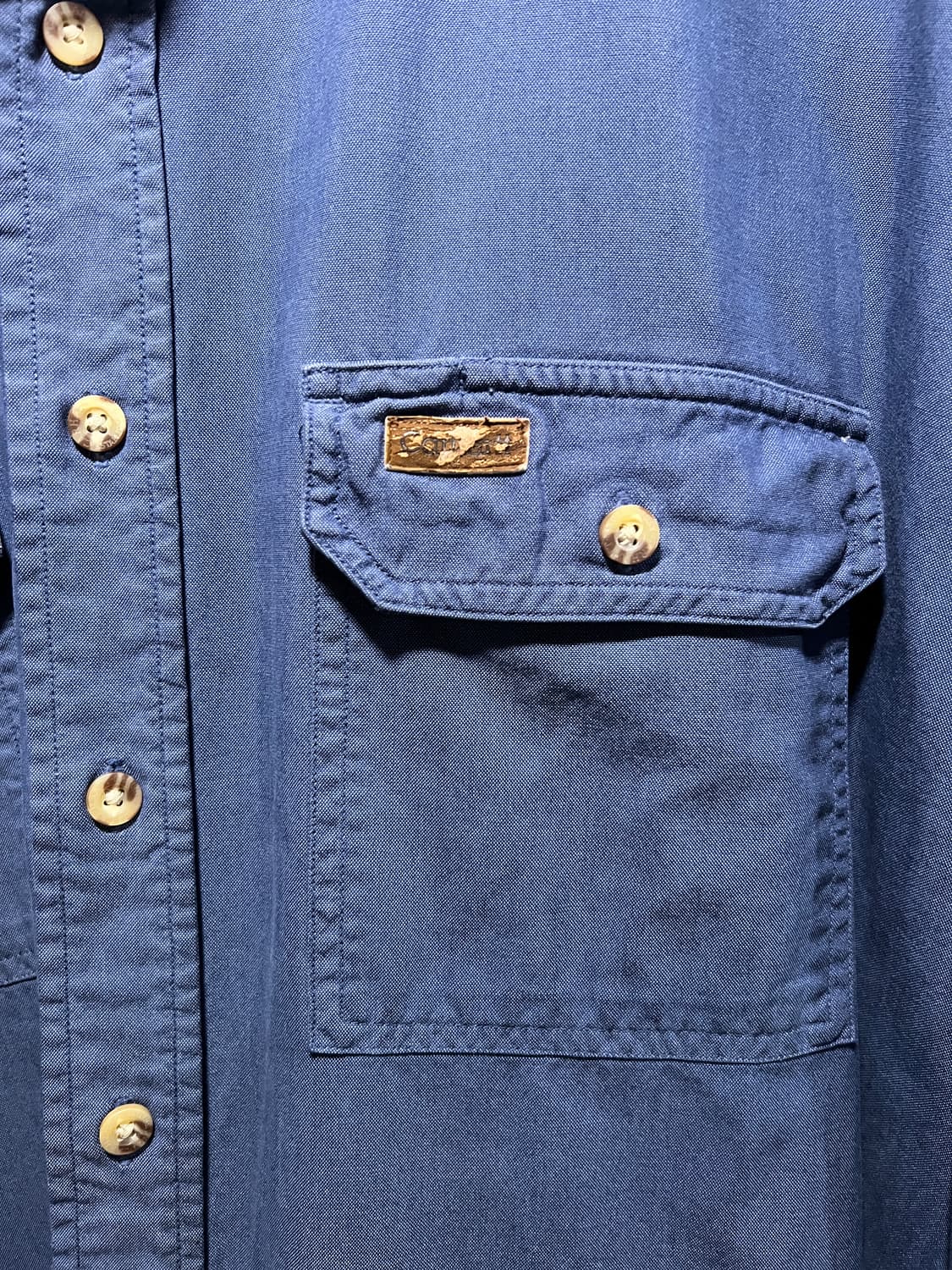 [2XL]칼하트 USA 2포켓 네이비블루 워크 셔츠 상품이미지3