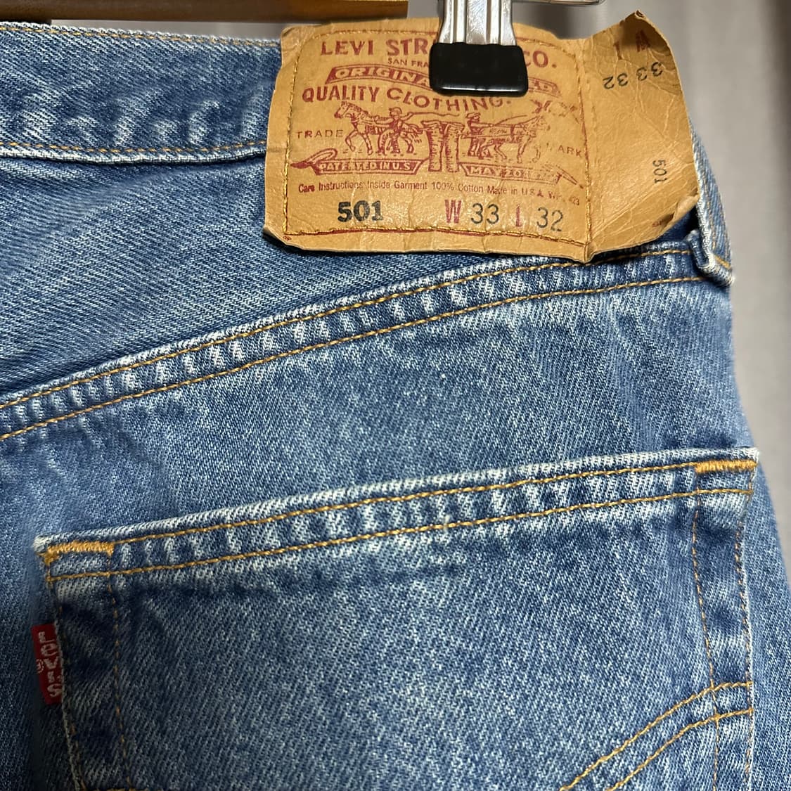 빈티지 90년대 리바이스 501 USA 상품이미지3