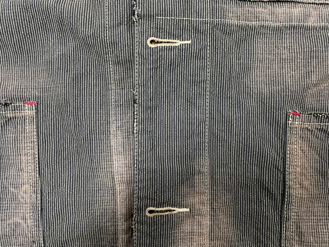 95~100) 40's 복각 슈가케인 히코리 빈티지 커버올(데드스탁) 상품이미지10