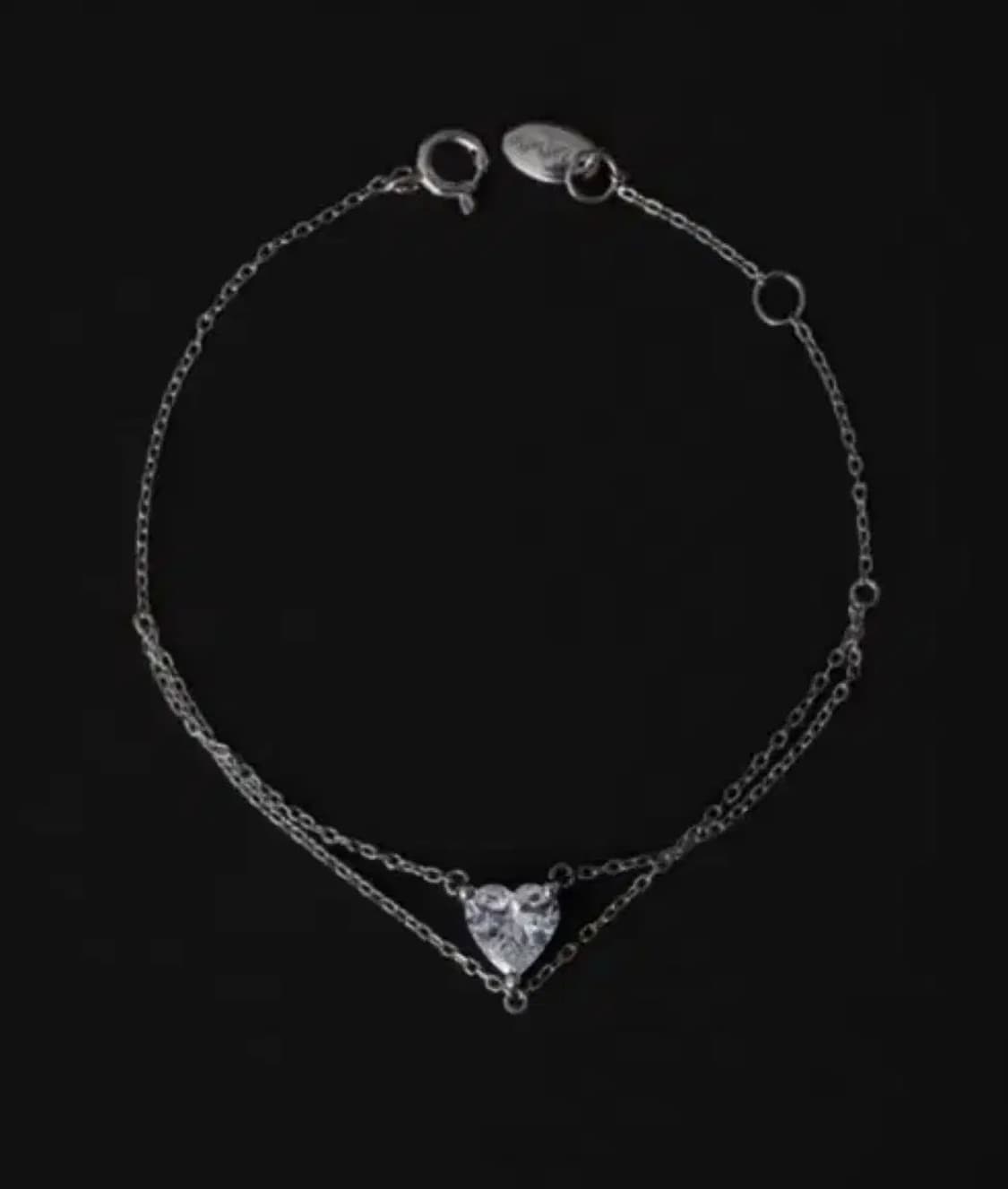 풀박) 라피아페 아무르 하트 브레이슬릿 팔찌 실버 925 상품이미지4