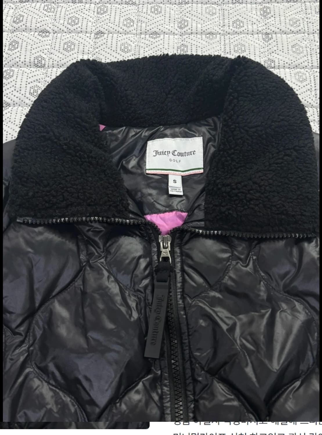 쥬시꾸뛰르 퀼팅 패딩 55 상품이미지3