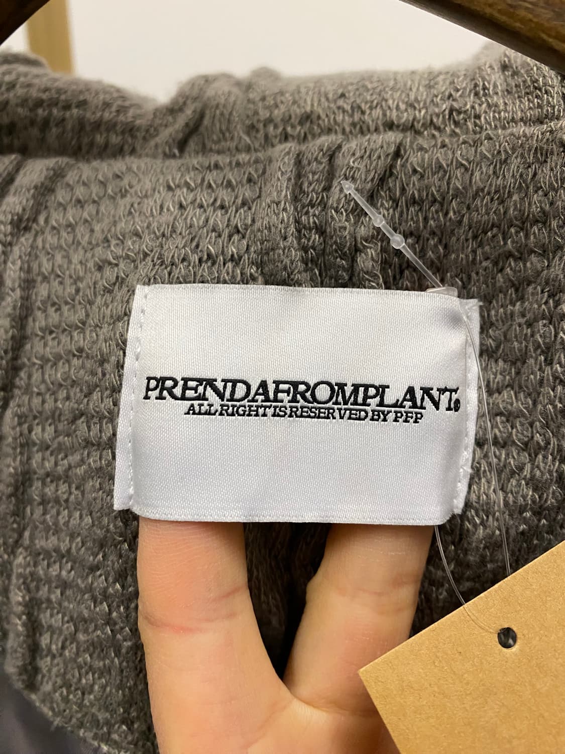 프렌다 니트패딩 그레이 상품이미지6