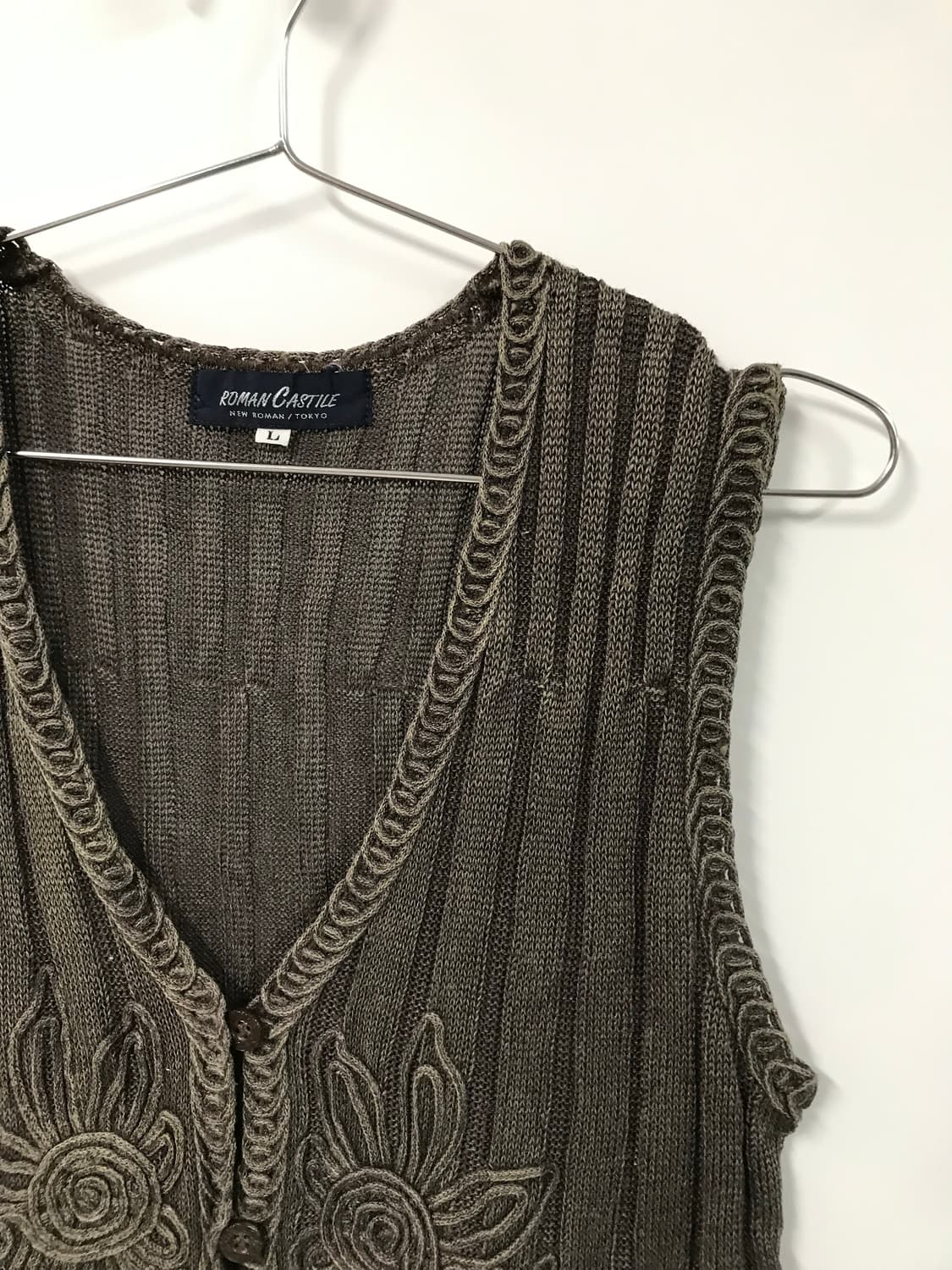 빈티지 니트 베스트 상품이미지5