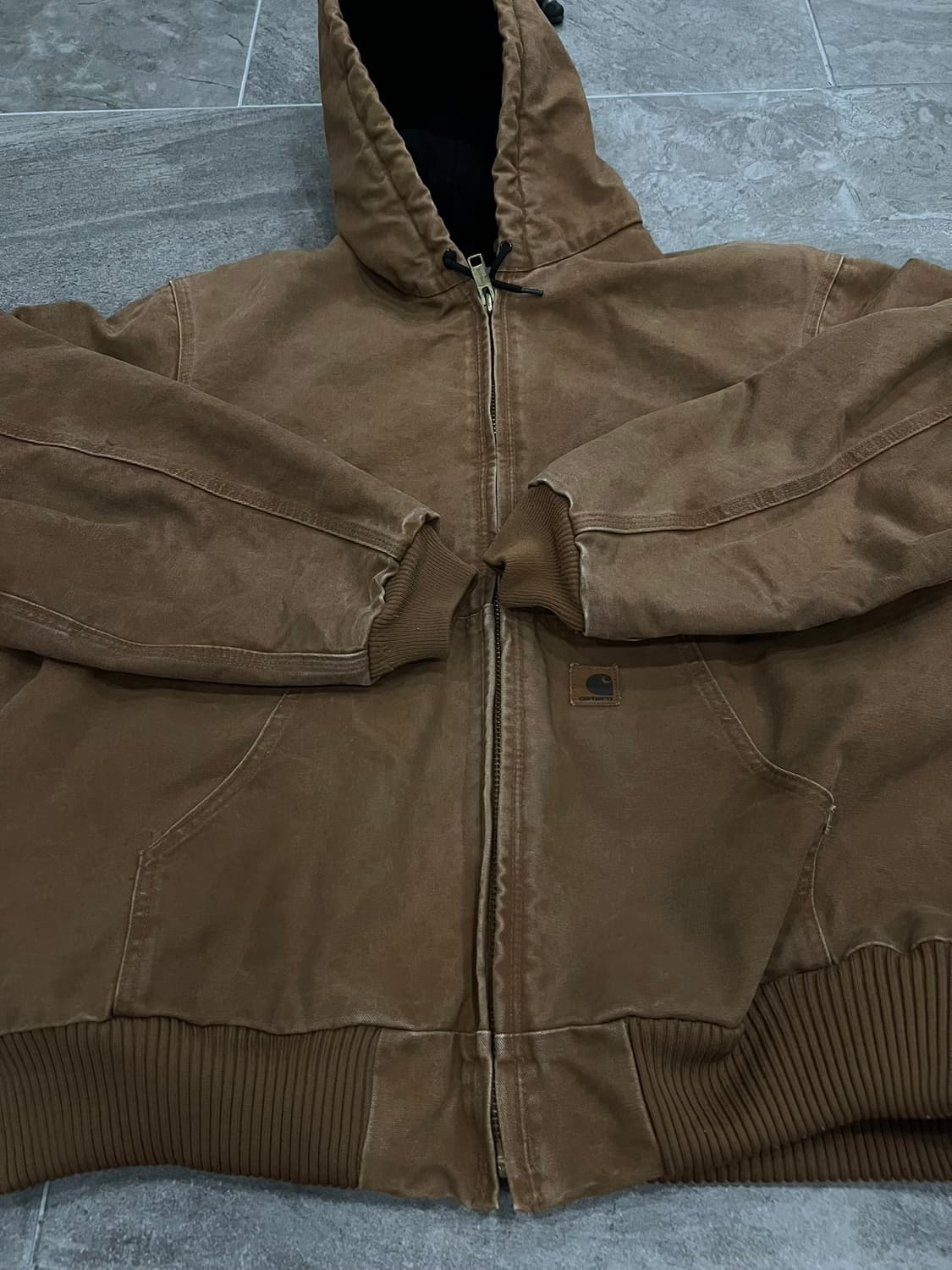 (XL)칼하트 덕 액티브 후드자켓 J130 BRN 칼하트브라운 상품이미지6