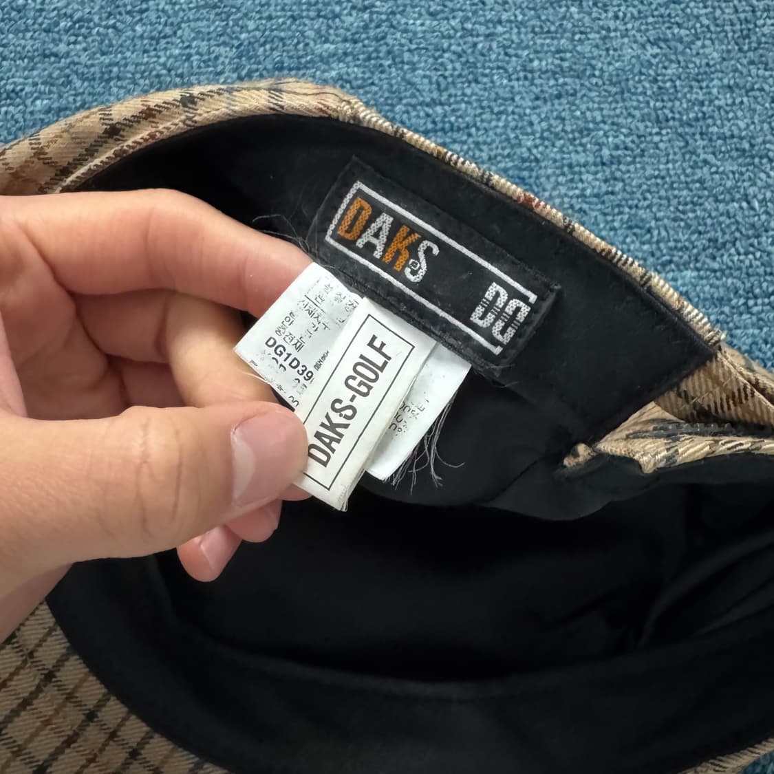 닥스 런던 노바체크 모직 헌팅캡 상품이미지7