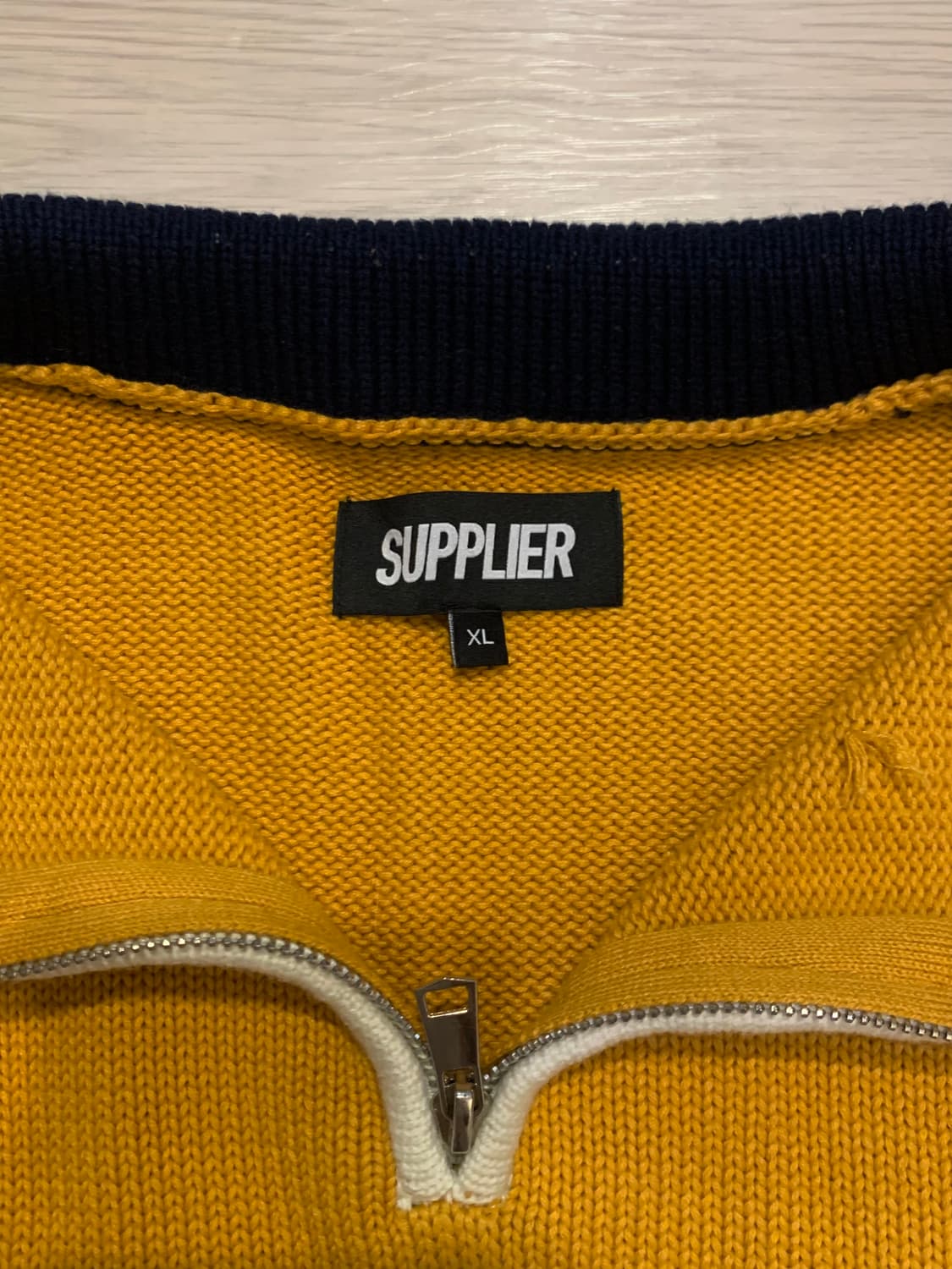 서플라이어(SUPPLIER) 니트 하프 집업 상품이미지5