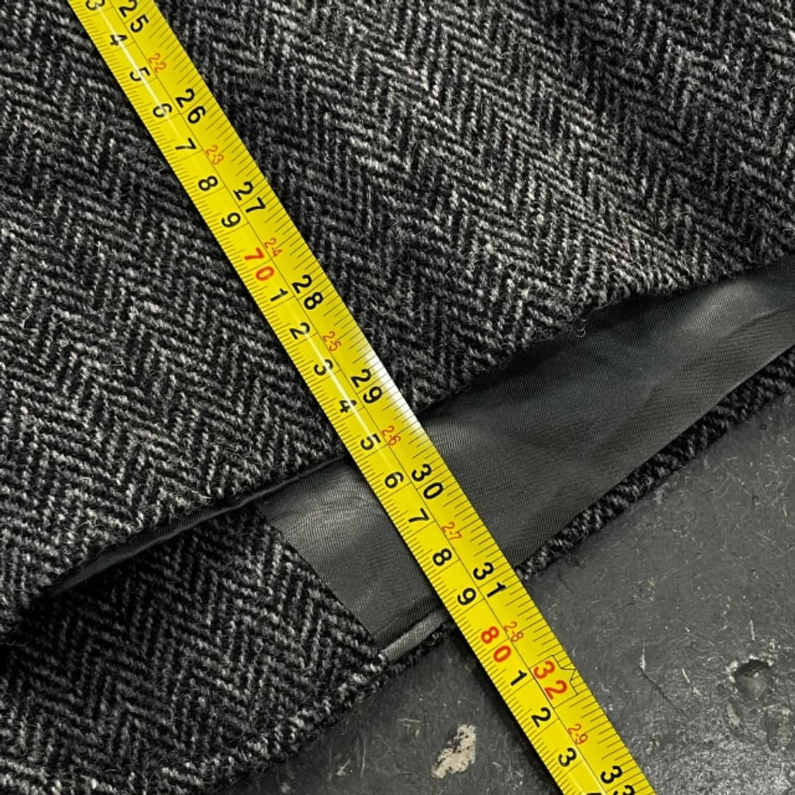 100 해리스트위드 해링본 울 블레이저 자켓 상품이미지8