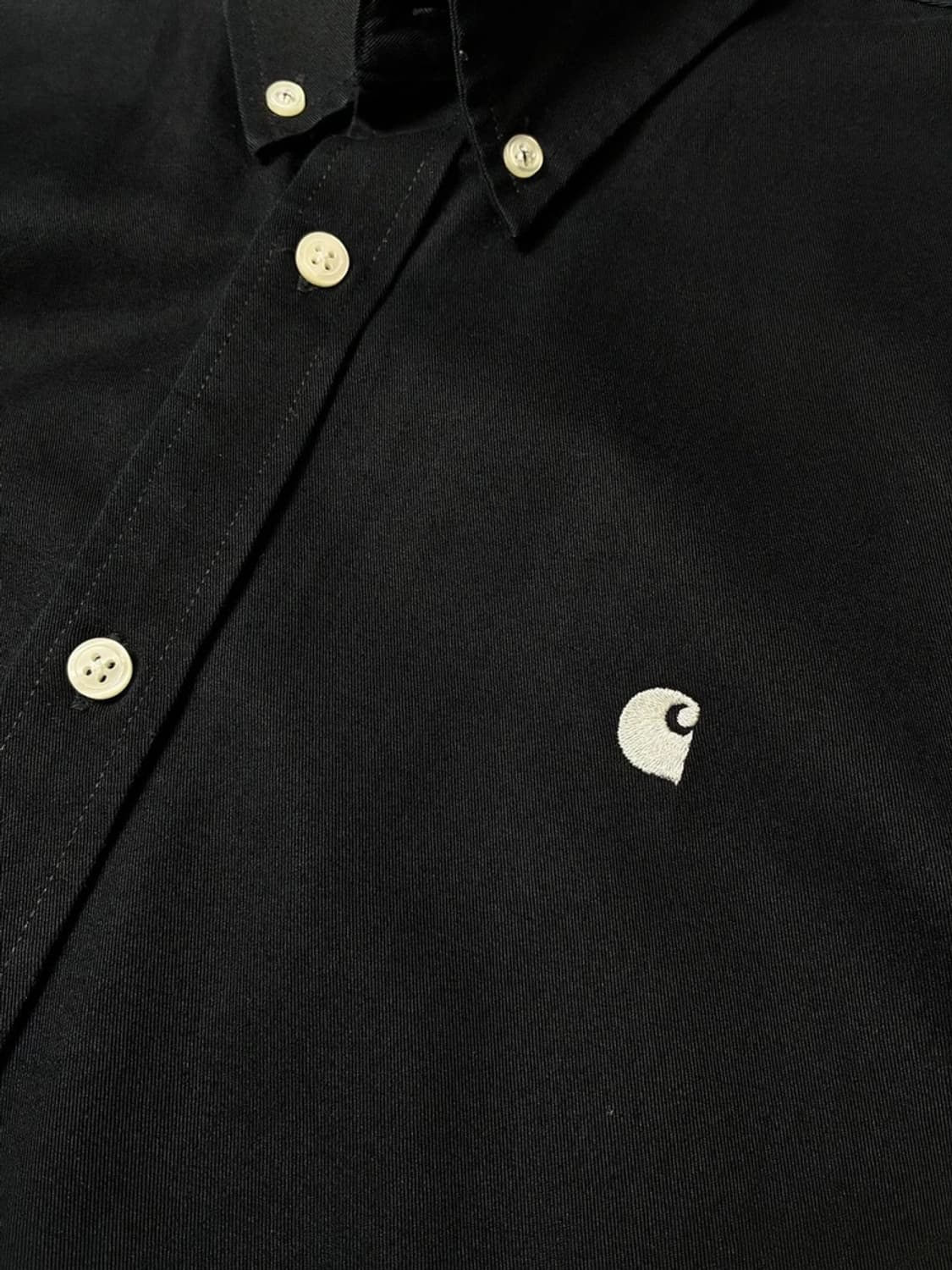 칼하트 WIP 매디슨 코튼 블랙 셔츠 PN9310 상품이미지3