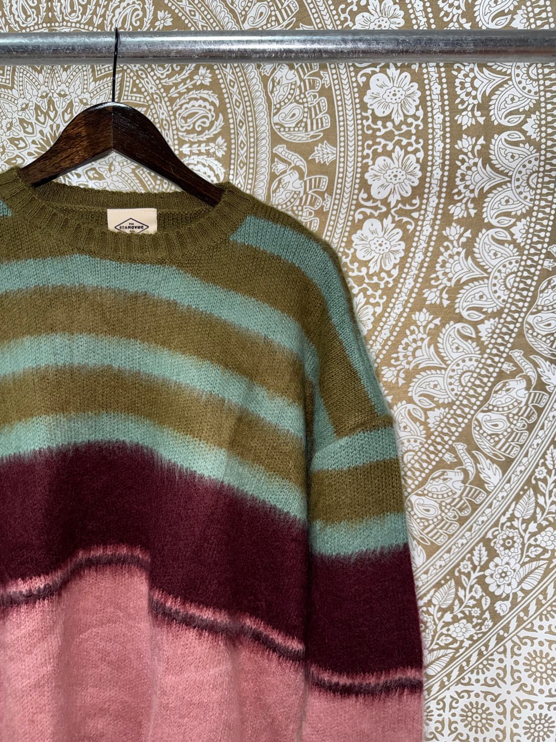 빈티지 스트라이프 울 니트 상품이미지4