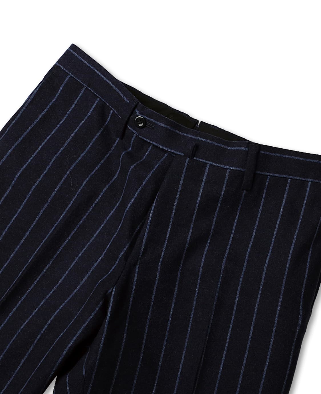 링자켓 [Ring Jacket] 네이비 하늘색 스트라이프 플란넬 울 수트 상품이미지8