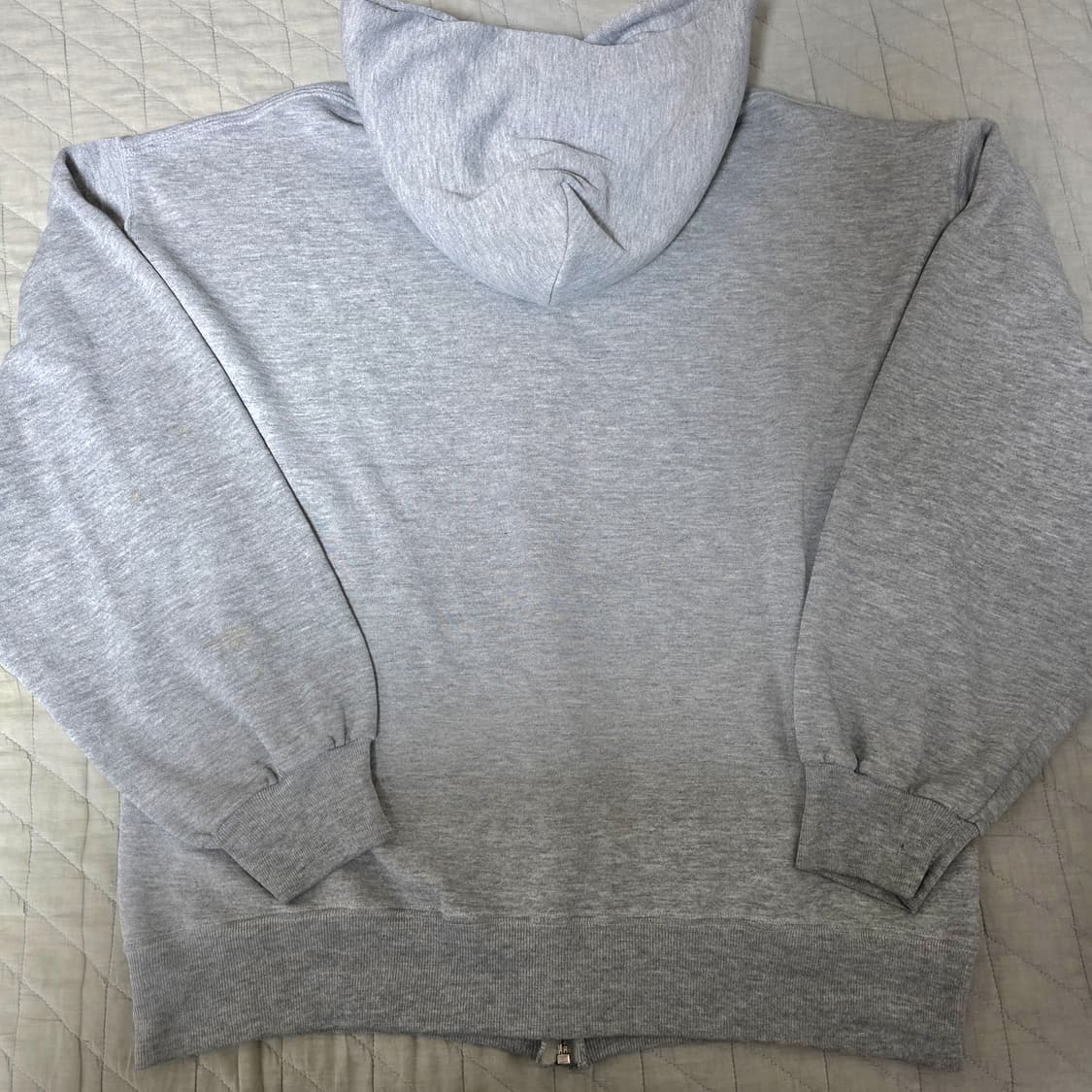 [L] 90s 러셀 애슬레틱 후드집업 라이트 그레이 ver. 뉴지퍼헤드 상품이미지5