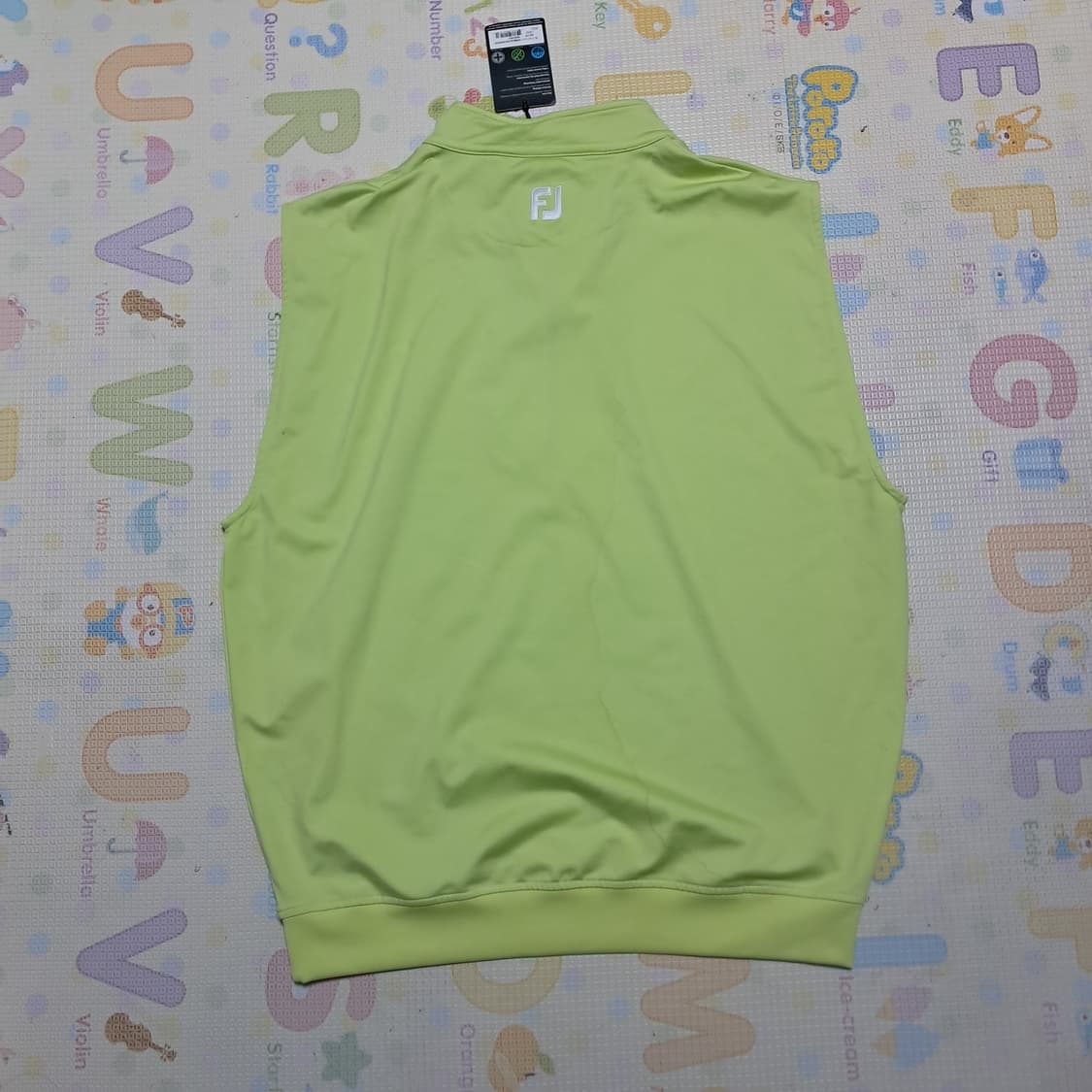 (새제품)풋조이 남성 퍼포먼스 하프 집업 베스트 조끼 L 상품이미지2