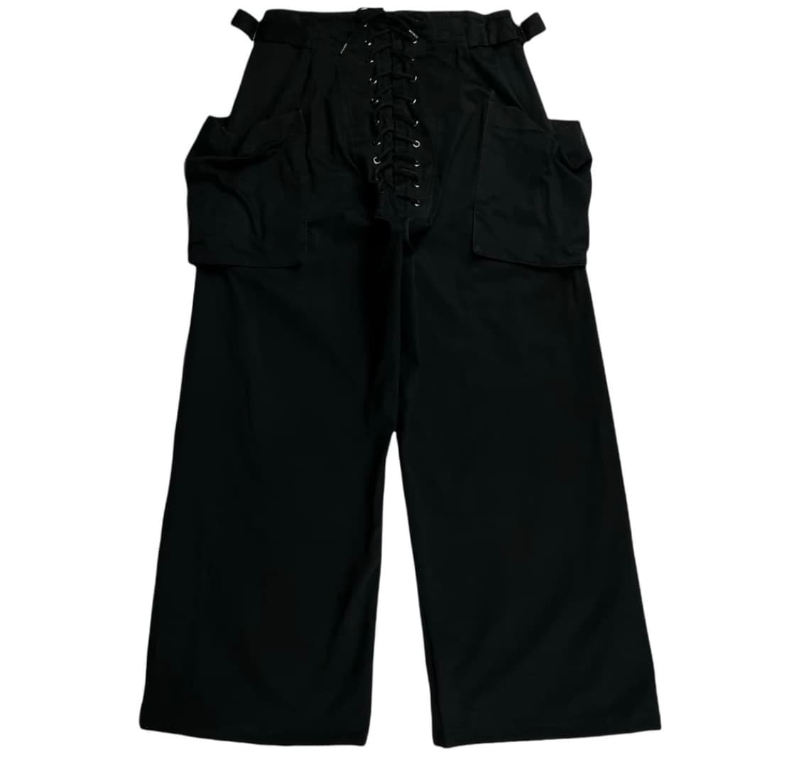 Yohji Yamamoto Laceup Wide Pants 상품이미지1