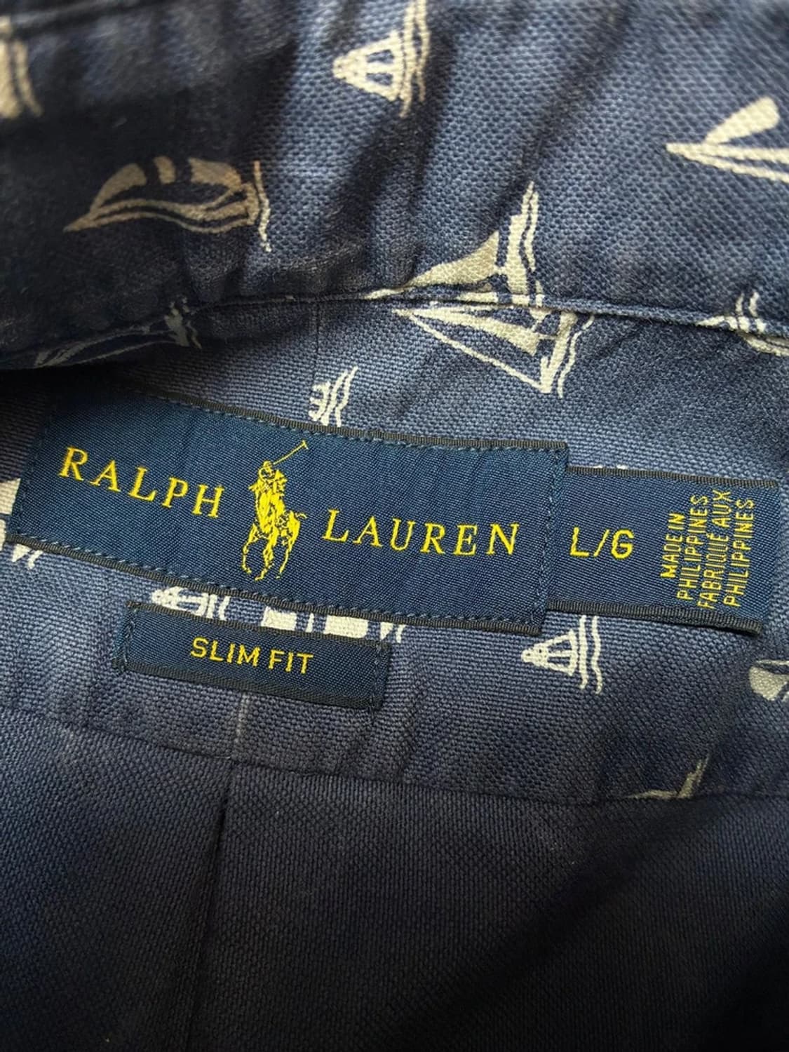 폴로 랄프로렌 보트 패턴 반팔 셔츠 PN9021 상품이미지5