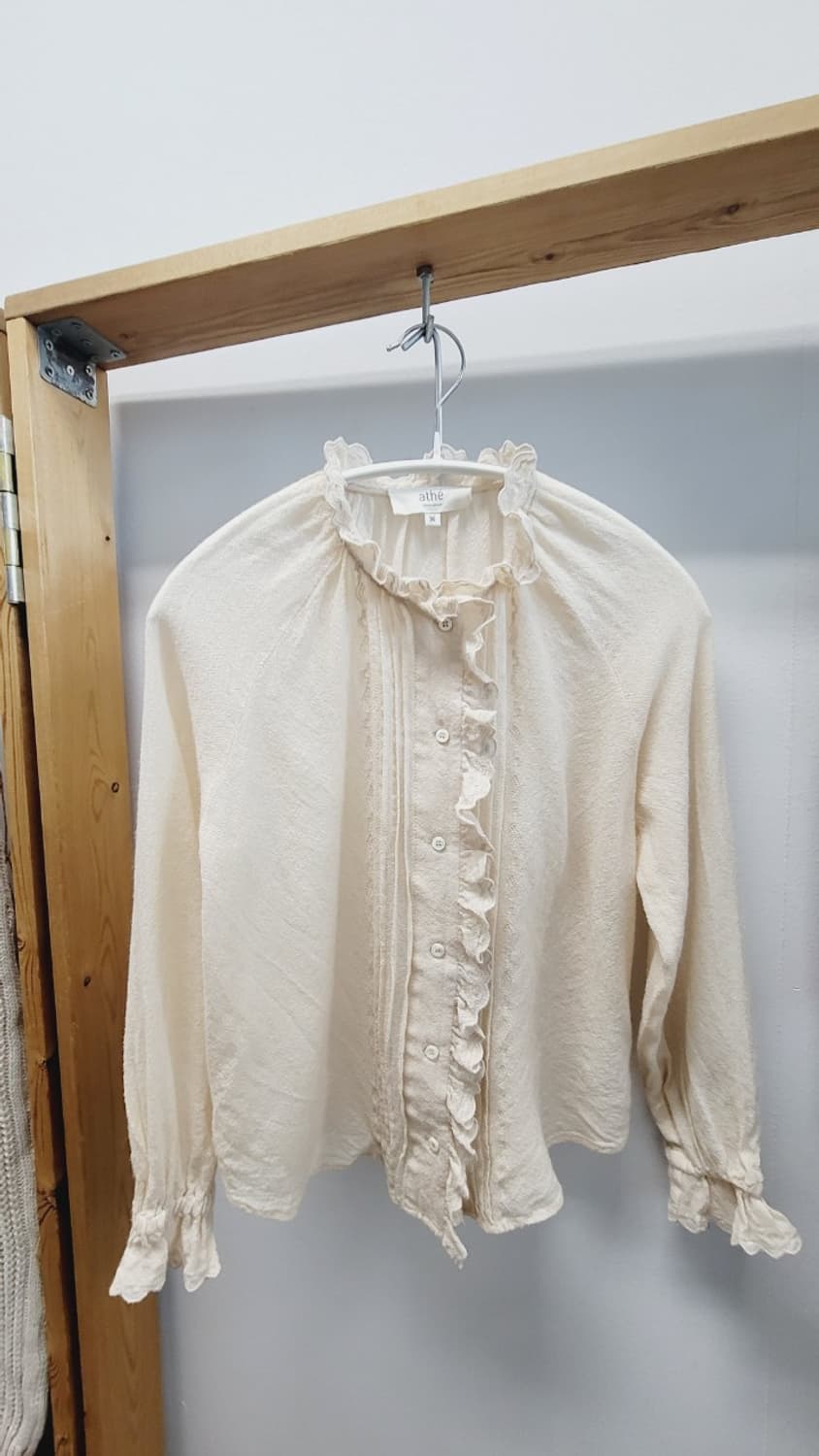 로렌 랄프로렌 스판셔링 원피스. 바네사브루노 프릴 울 블라우스 상품이미지7