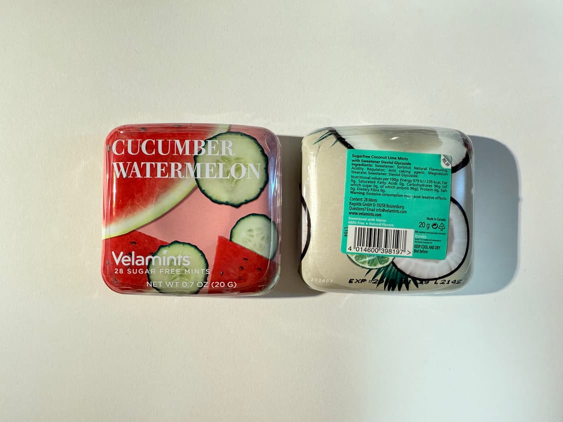 Velamints 벨라민츠 캔디 틴케이스 수박 코코넛 상품이미지3