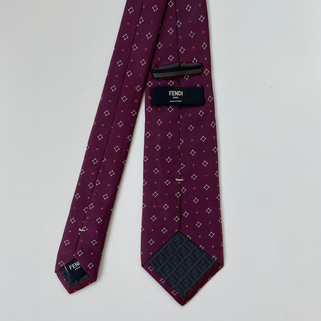 신형 FENDI 펜디 FF모노그램 정품 명품넥타이 8.2cm 상품이미지3
