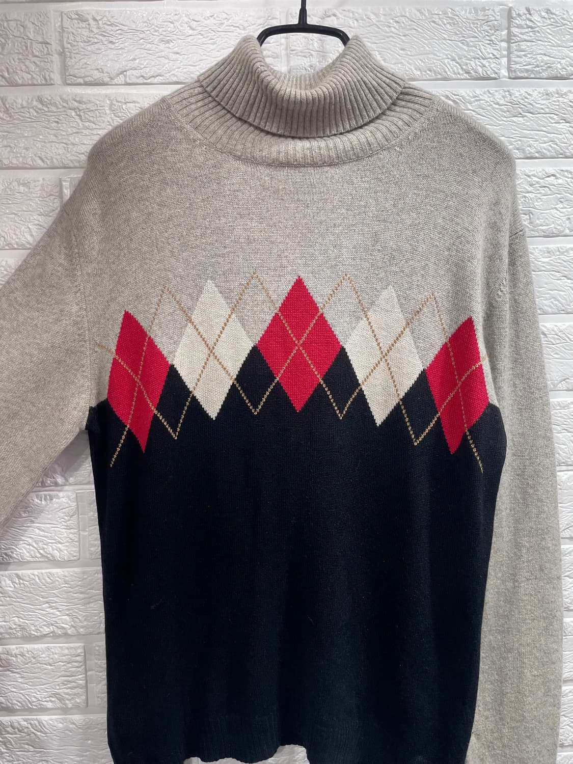 아가일 캐시미어100%니트 터틀넥목폴라티:) 상품이미지2