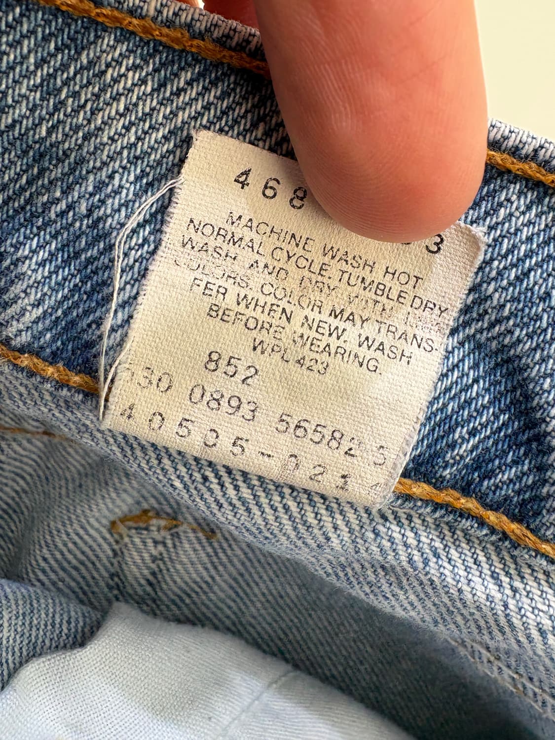 90's LEVIS 505 (Made in USA) 데님팬츠 상품이미지8