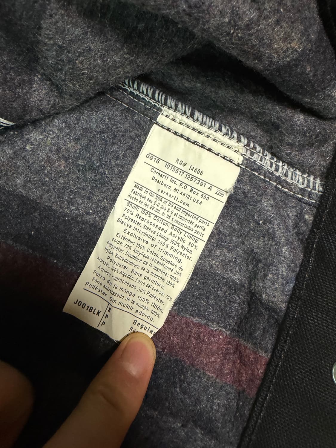 [S] 칼하트 디트로이트 자켓 j01 상품이미지5