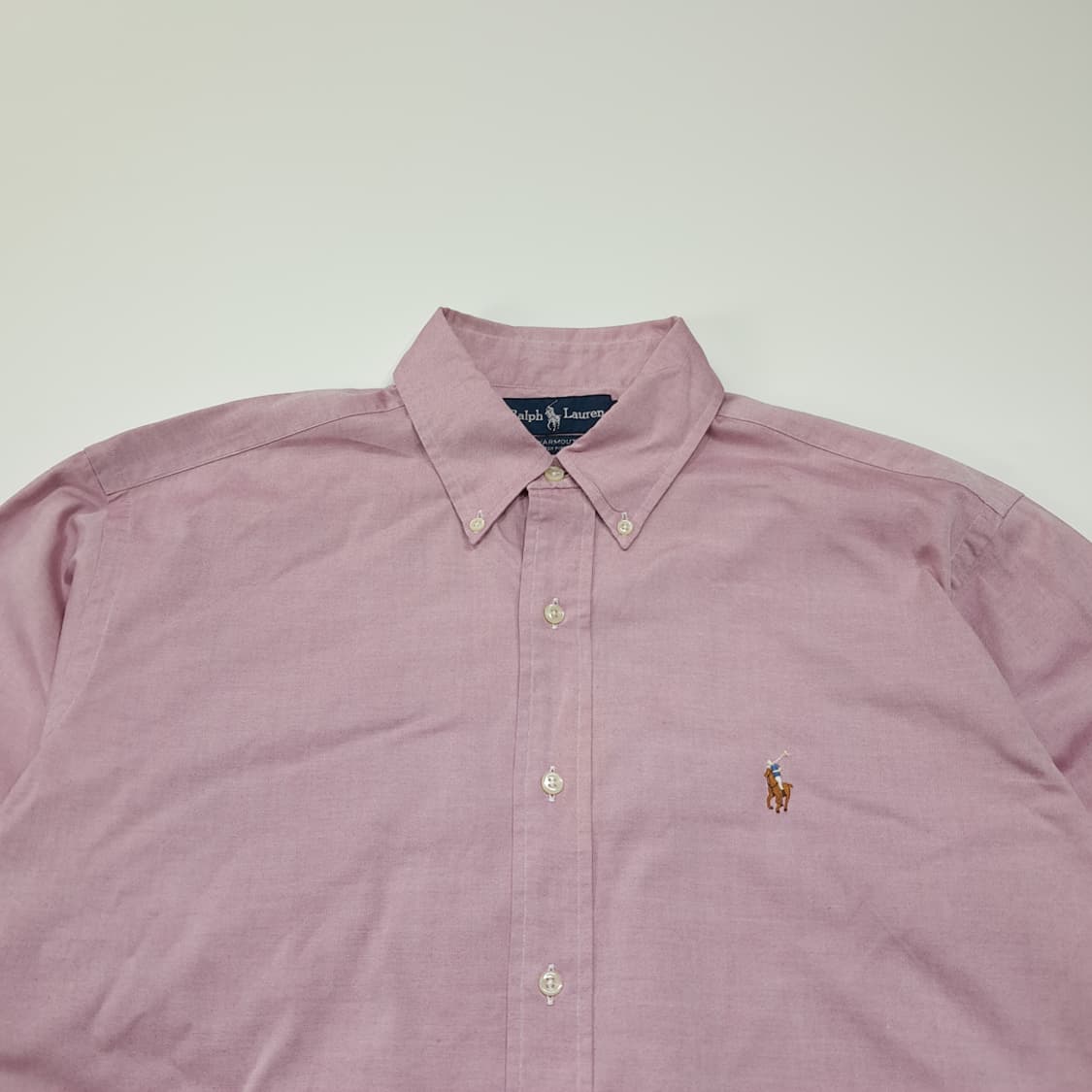 CL776 XL 폴로 90s 홍콩판 핀포인트 더스티핑크 셔츠 남방 상품이미지2