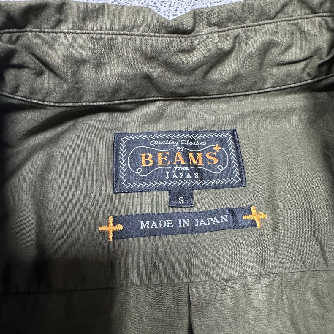 ✨ (바배) 빔즈 올리브카키 셔츠  상품이미지3