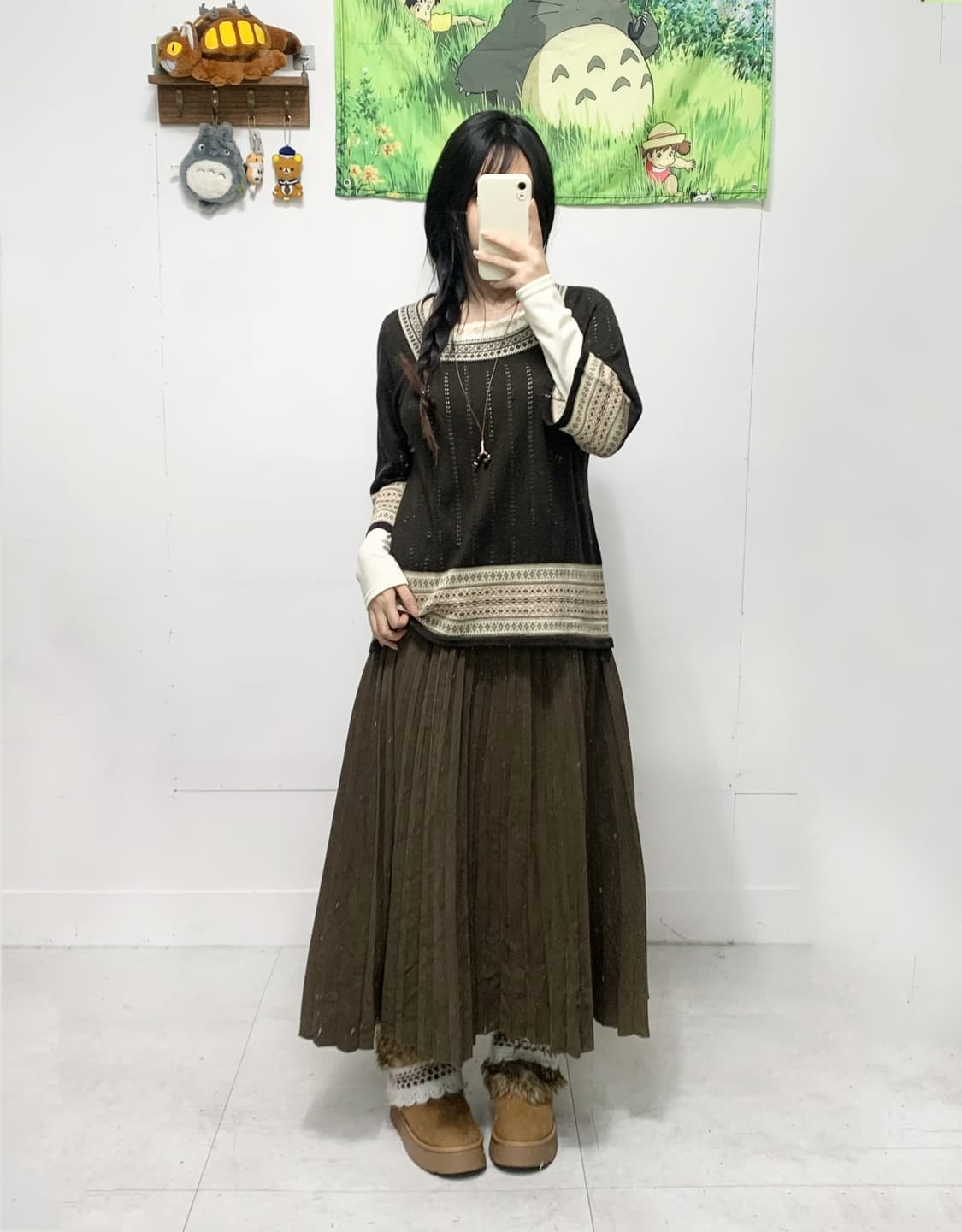 ꒰ঌ 코코아 라떼 누빔 패딩 세트 ໒꒱ 상품이미지2