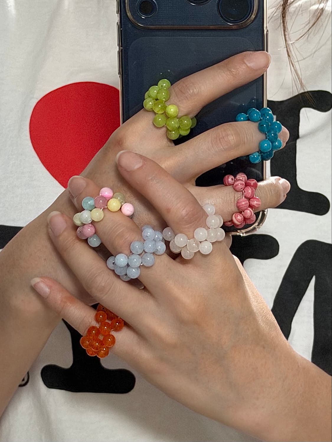 (New)Color Pop Ring(Layered) 상품이미지1