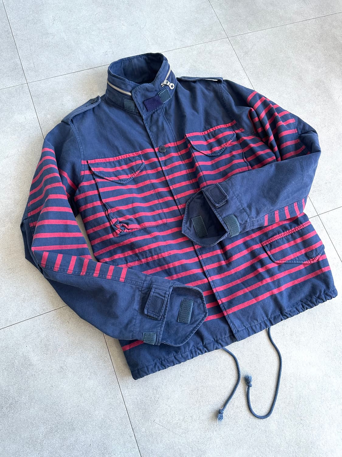 페노메논 닌자 슬리브 스트라이프 자켓 상품이미지5