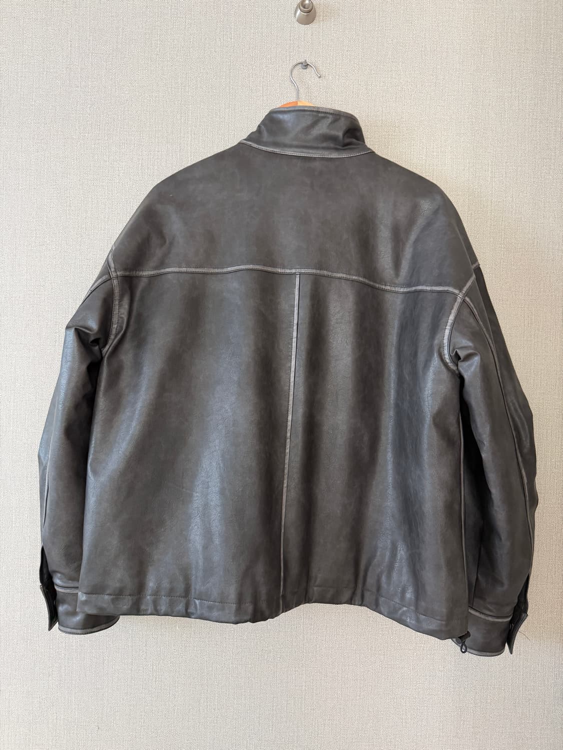 에잇세컨즈 레더 점퍼 자켓 상품이미지4