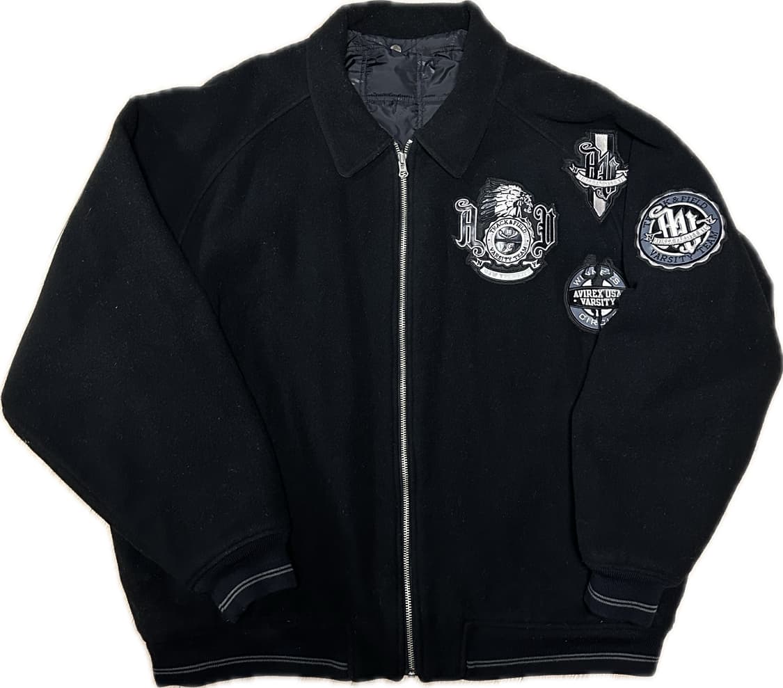 아비렉스 울 리버시블 모직 바시티 자켓 상품이미지2