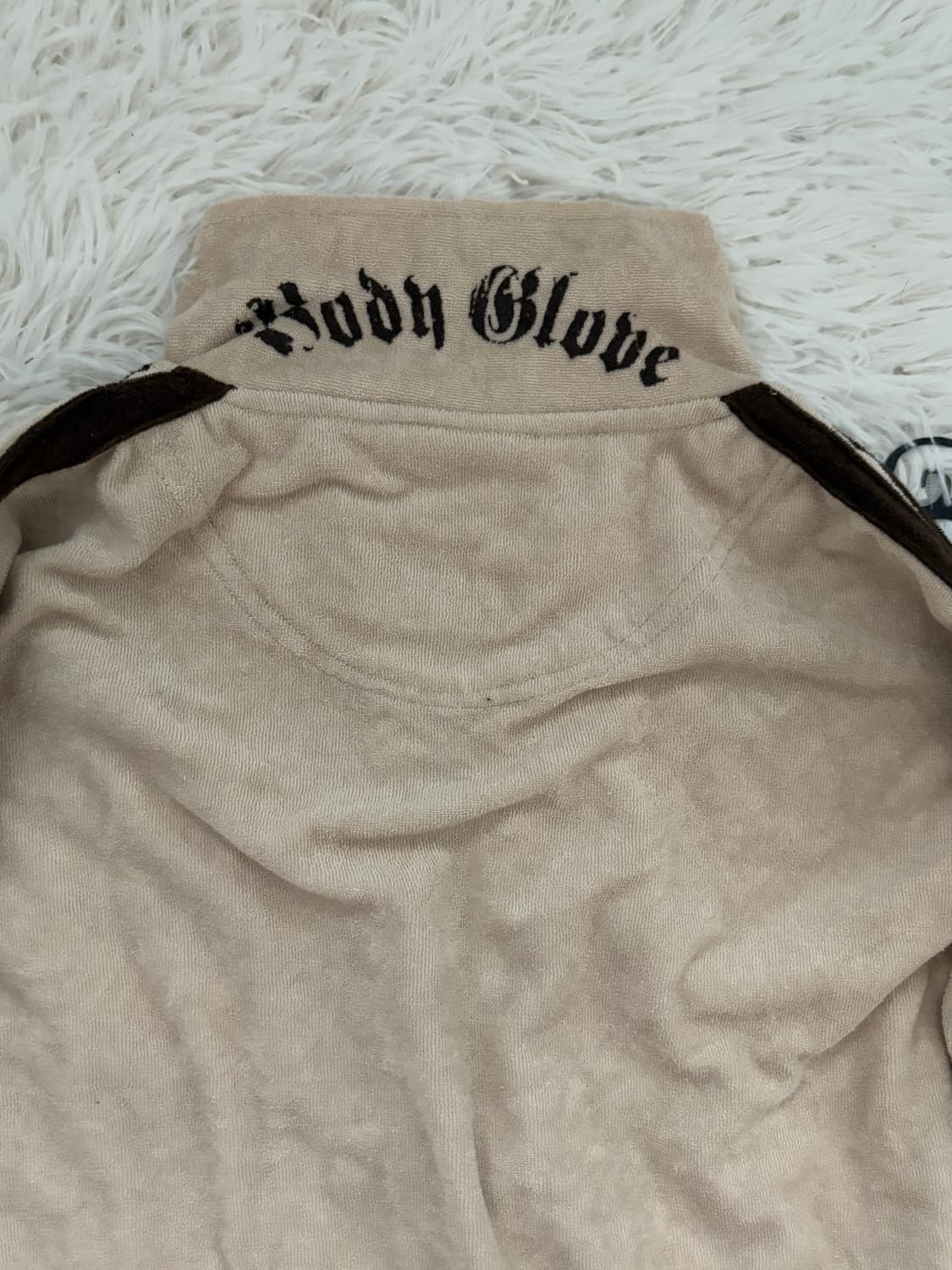 Baby beige lettering point terry jersey 상품이미지6