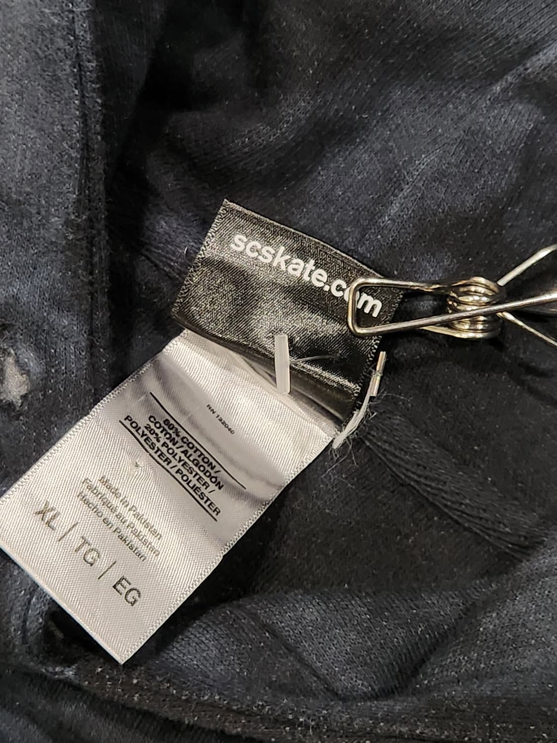 Santa Cruz 타이다이 후드티 XL 상품이미지6