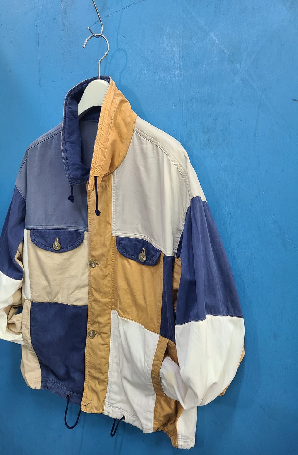 희귀 일본빈티지 패치워크 워크자켓  상품이미지1